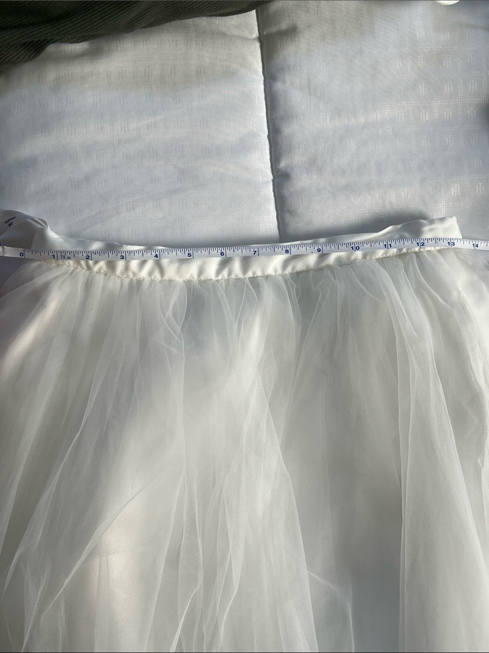 David’s Bridal Classic White Tulle Midi Skirt with Pockets - NWOT - Picture 7 of 7